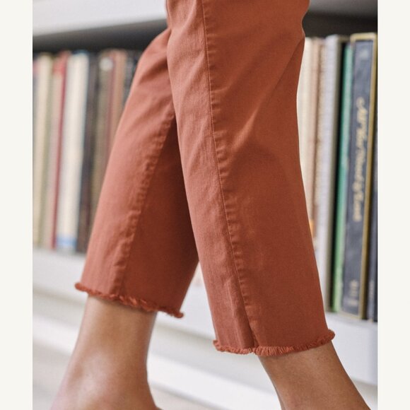 Frank & Eileen WICKLOW The Italian Chino Italian Performance Twill Size: 4 RUST - Picture 7 of 15
